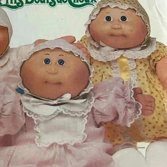5/$25 Butterick 6980 sewing pattern for cabbage patch dolls 1984 - Picture 3 of 7